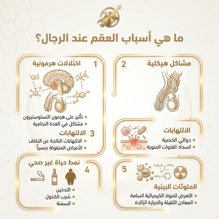 أسباب العقم عند الرجال