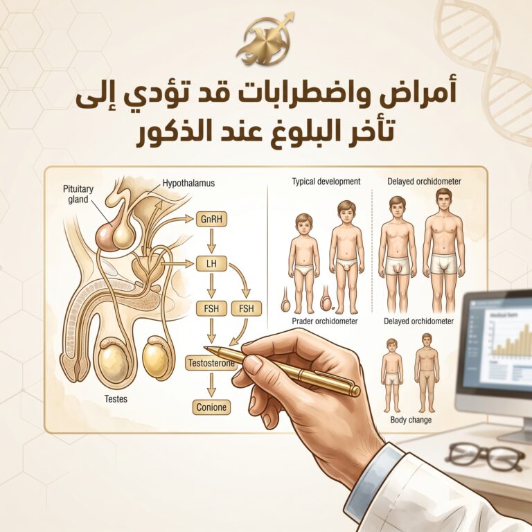 مشاكل النمو عند الذكور