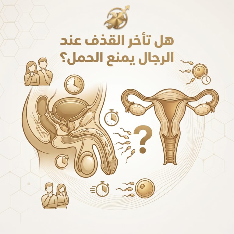 تأخر القذف عند الرجال