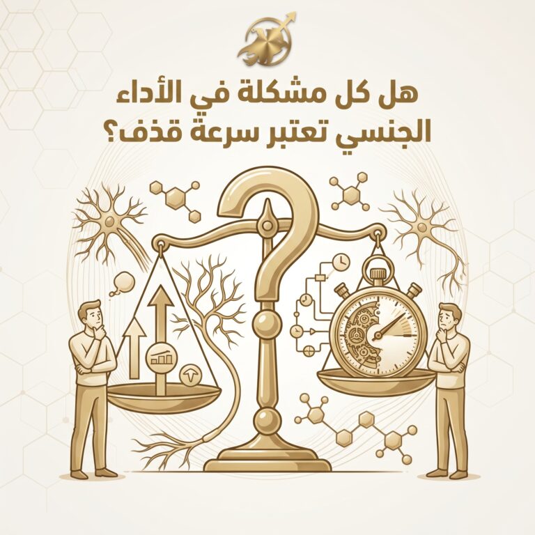 علاج سرعه القذف عند الرجل