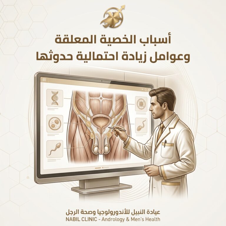 أسباب تكون الخصية المعلقة