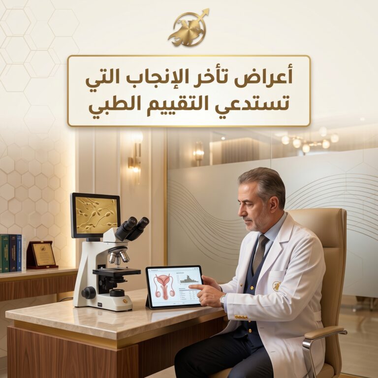 تأخر الإنجاب عند الرجال