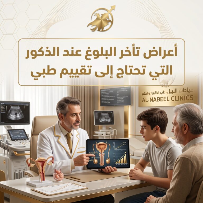 أعراض تأخر البلوغ عند الذكور