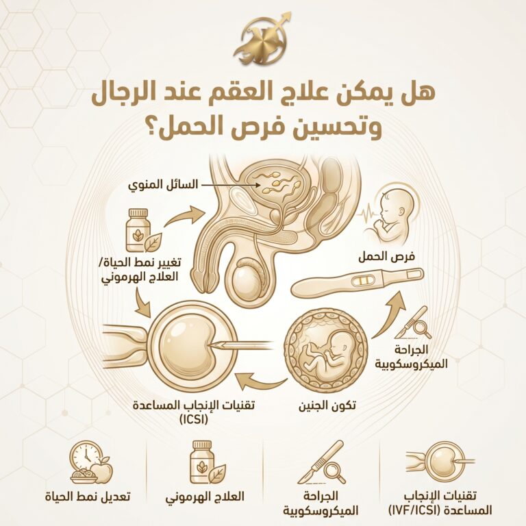 تأخر الإنجاب عند الرجال